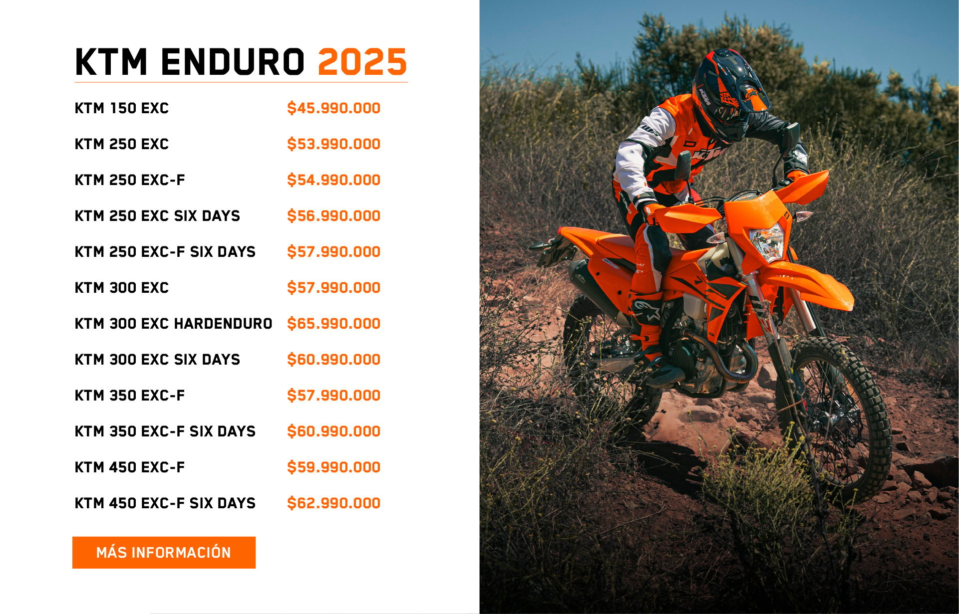 KTM ENDURO 2025